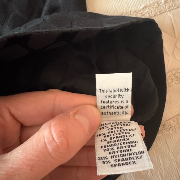 PERFECT Diane Von Furstenberg Textured Emma Black Diamond Pencil Skirt Sz 8 - Picture 5 of 5